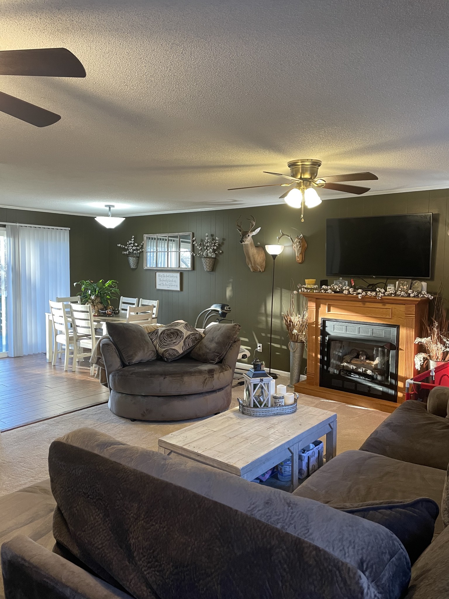 829 Dripping Springs Road Winchester, TN 37398 - Photo 10 of 32 a living room with furniture and a fireplace