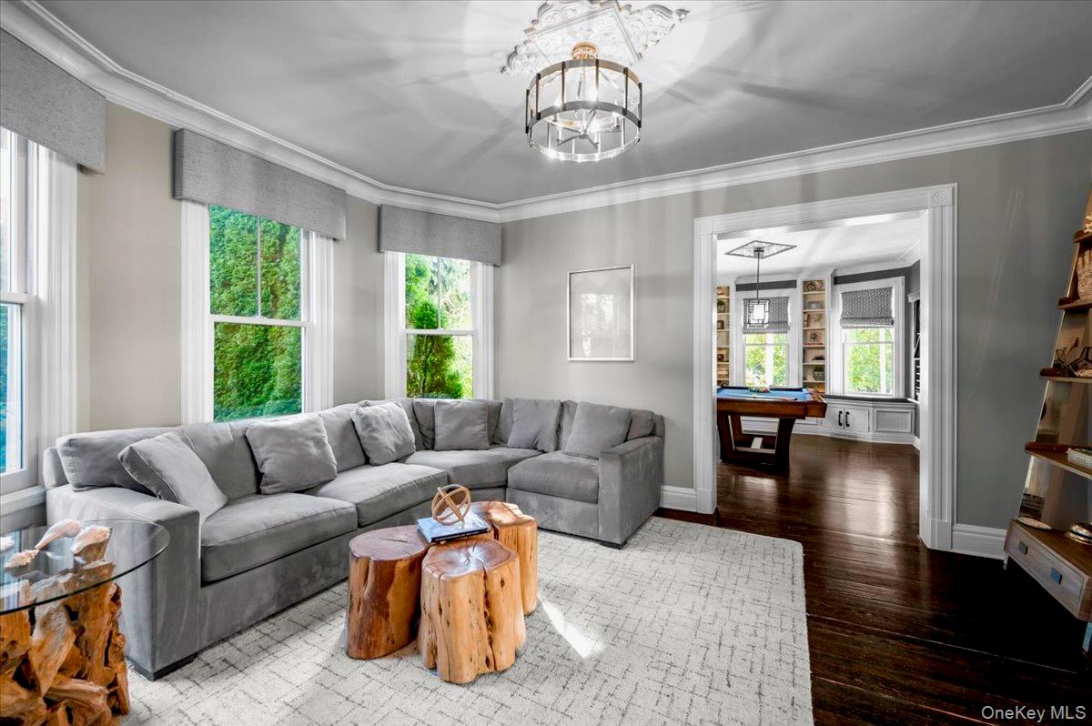 201 North Broadway Nyack, NY 10960 - Photo 11 of 36 a living room with furniture and a large window