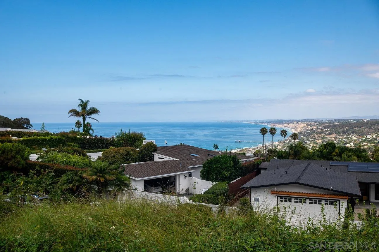 2349 Rue Adriane La Jolla, CA 92037 - Photo 34 of 36 an aerial view of a house with a garden