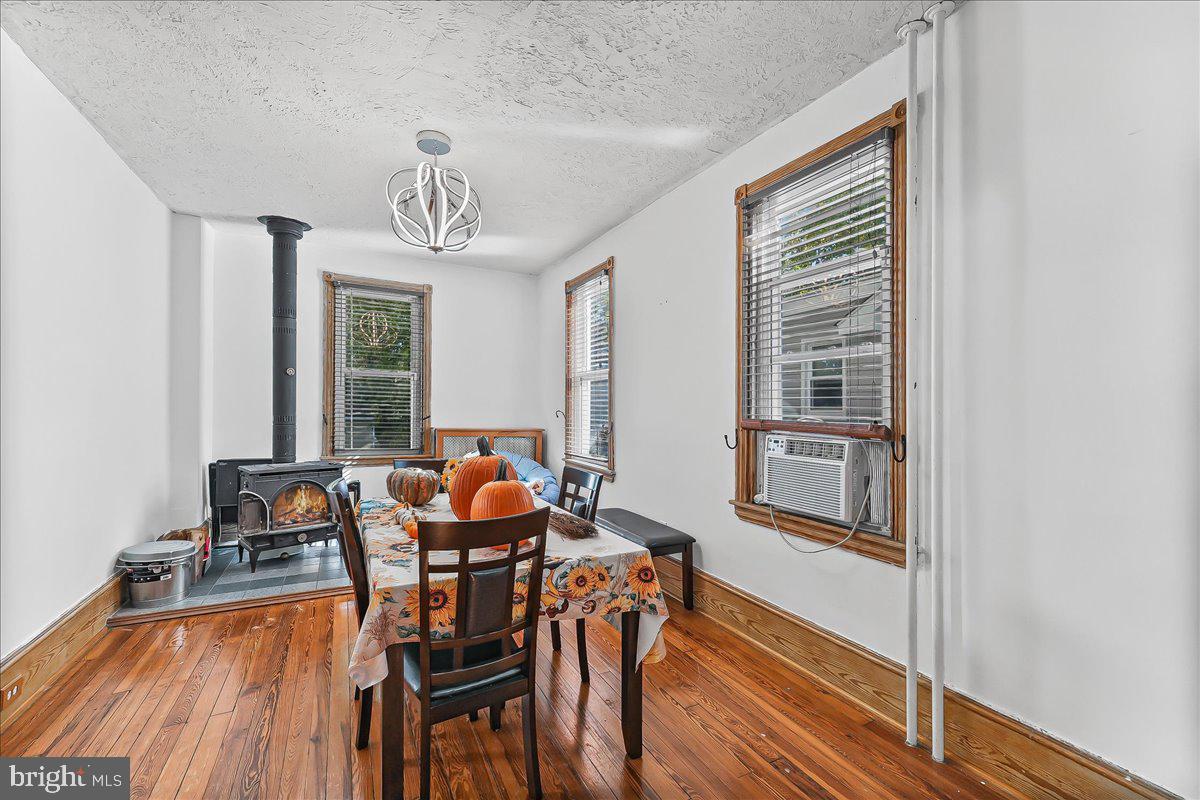 1857 Eckard Avenue Abington, PA 19001 - Photo 2 of 34 Dining Room with Wood Stove Fireplace