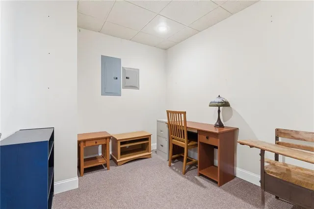 a view of a kitchen with a sink