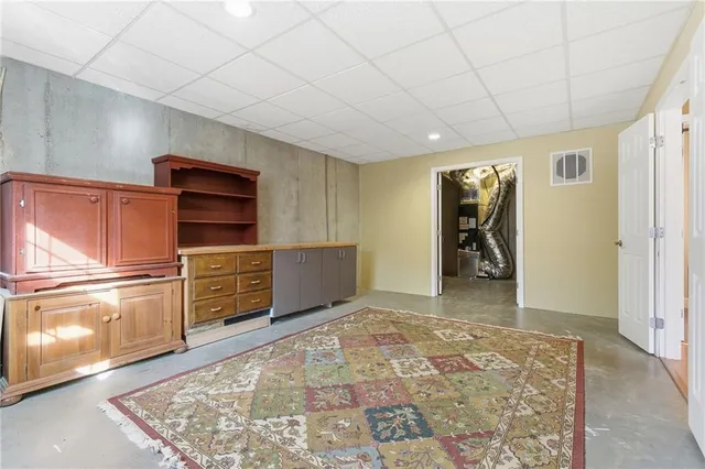 a view of backyard of house