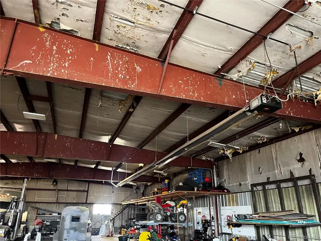 a view of storage and utility room