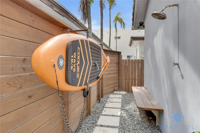 a view of a corridor