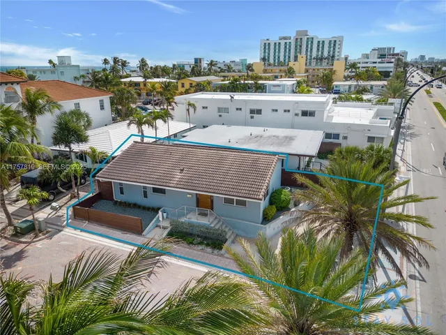 a view of an ocean and beach