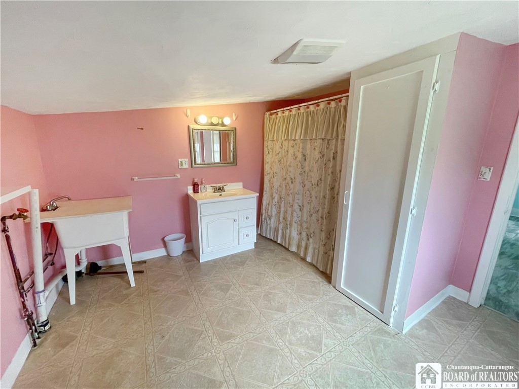 1468 Shadyside Road Busti, NY 14750 - Photo 15 of 25 Full Bathroom with Laundry.