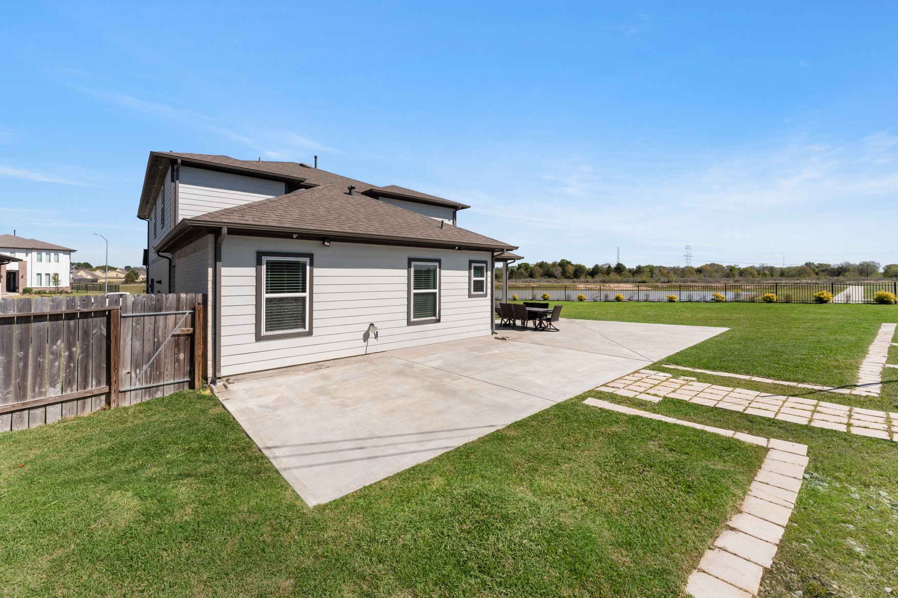 22503 Modica Rift Lane Katy, TX 77449 - Photo 41 of 47 a view of a house with a yard