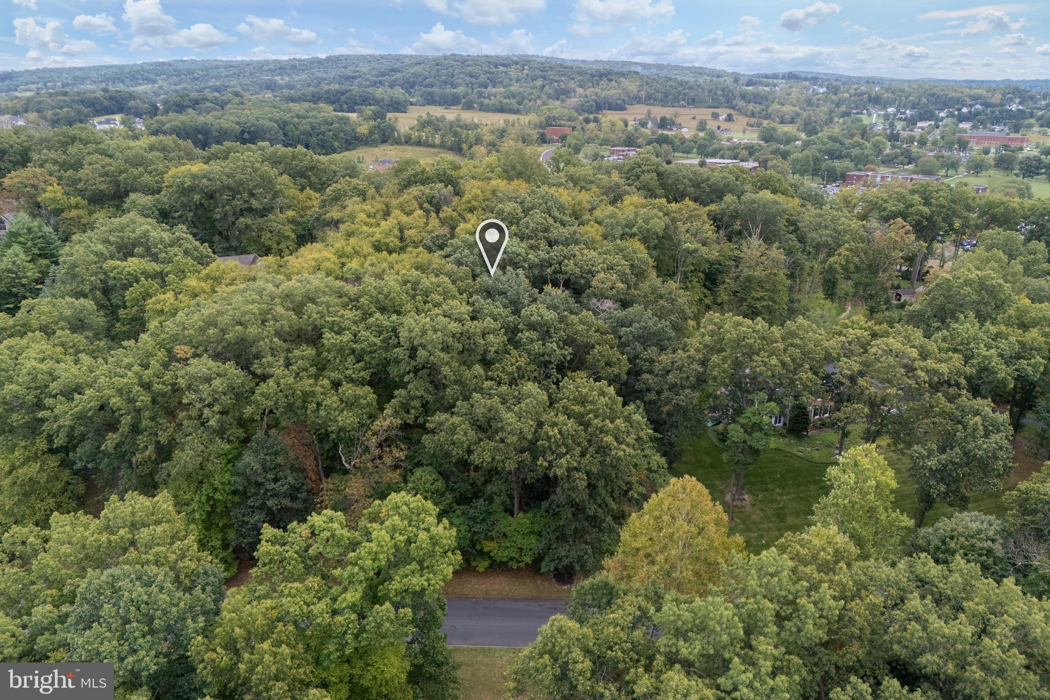 2550 Ballybunion Road Center Valley, PA 18034 - Photo 5 of 5 an aerial view of residential house with outdoor space and trees all around