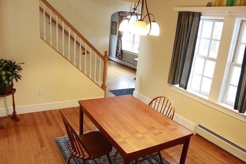 161 Chestnut Street Amherst, MA 01002 - Photo 15 of 41 a view of a dining room with furniture window and wooden floor
