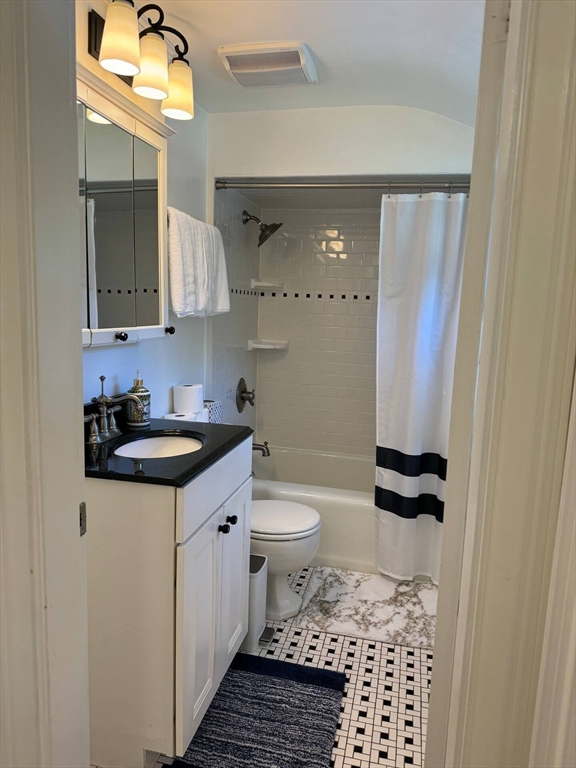 161 Chestnut Street Amherst, MA 01002 - Photo 22 of 41 a bathroom with a sink a toilet and a mirror