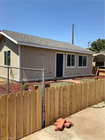 a backyard of a house