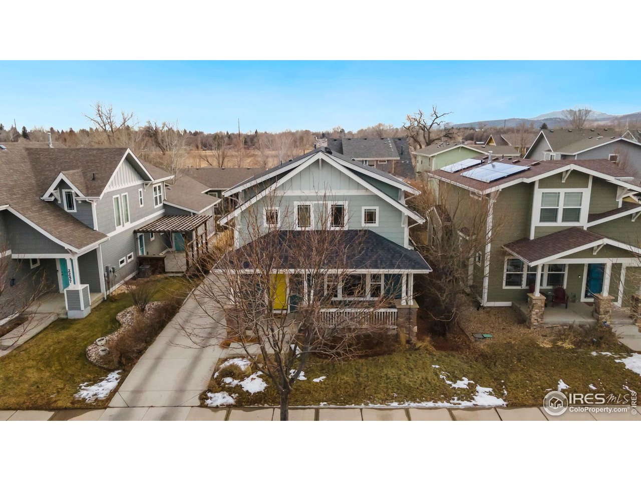 2263 Bellwether Lane Fort Collins, CO 80521 - Photo 38 of 40 an aerial view of a house