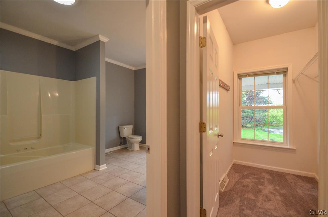 3190 Silver Crest Road Nazareth, PA 18064 - Photo 23 of 50 a view of a bathroom with a glass door shower