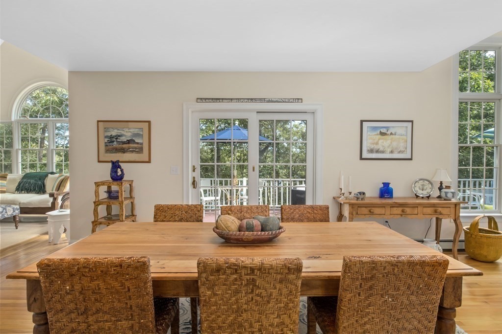 29 Spruce Road Harwich, MA 02645 - Photo 10 of 41 a living room with stainless steel appliances furniture a large window and a dining table