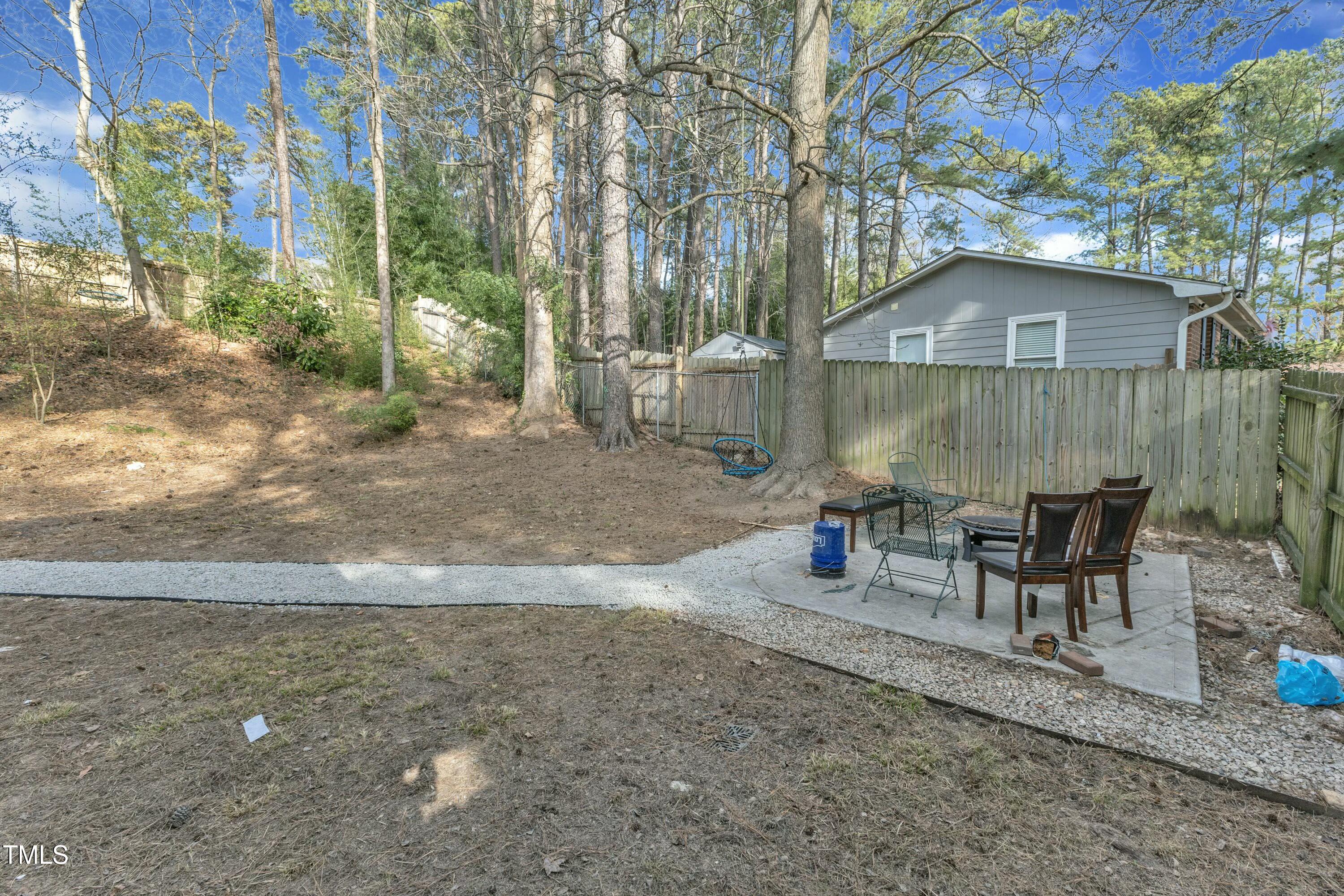 5808 Farm Gate Road Raleigh, NC 27606 - Photo 32 of 33 backyard