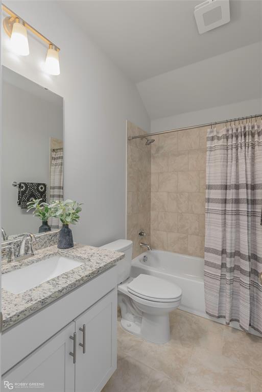727 Bianca Street Haughton, LA 71037 - Photo 16 of 22 a bathroom with a granite countertop sink toilet and shower