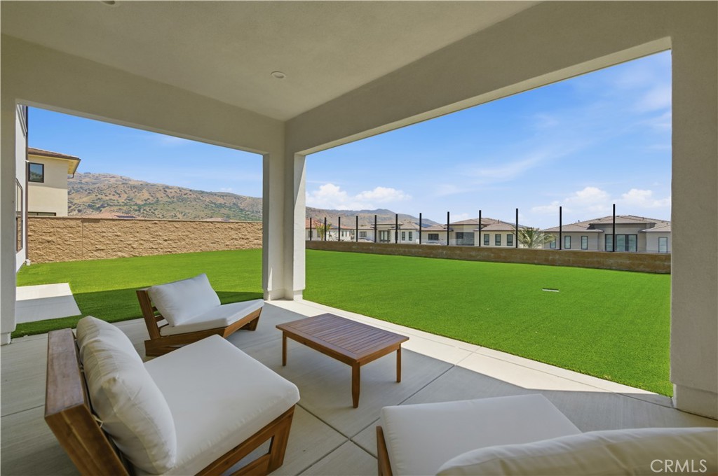 20164 Galway Lane Porter Ranch, CA 91326 - Photo 43 of 48 Expansive outdoor setting with seating areas and mountain views