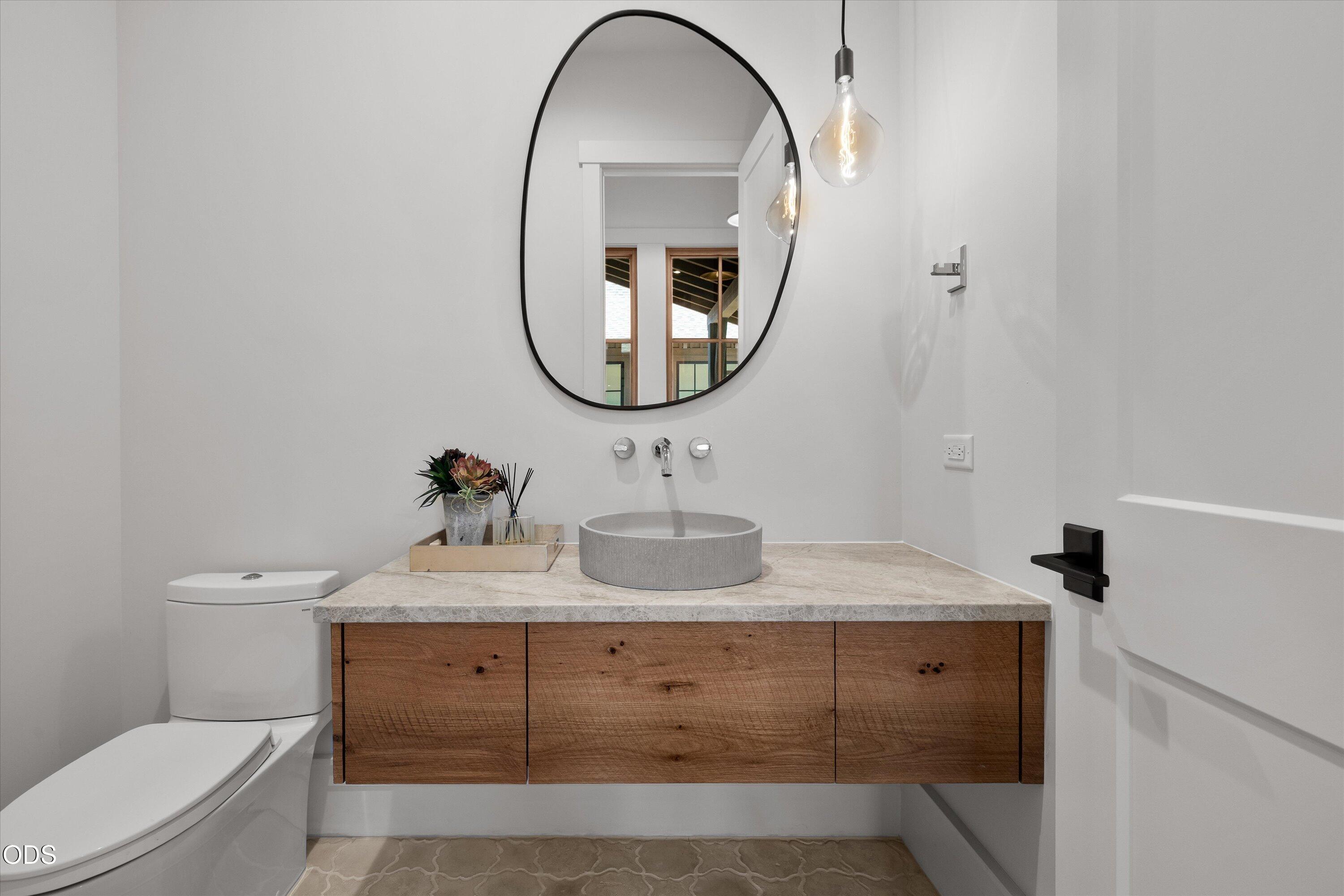 16215 South W Vaqueros Way Powell Butte, OR 97753 - Photo 29 of 48 Even the powder room is thoughtfully designed
