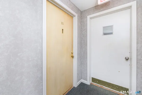 a view of front door