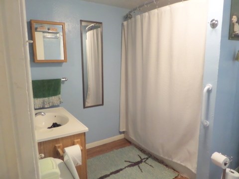 631 Ranck Avenue Mason, TX 76856 - Photo 17 of 17 a bathroom with a sink and a mirror