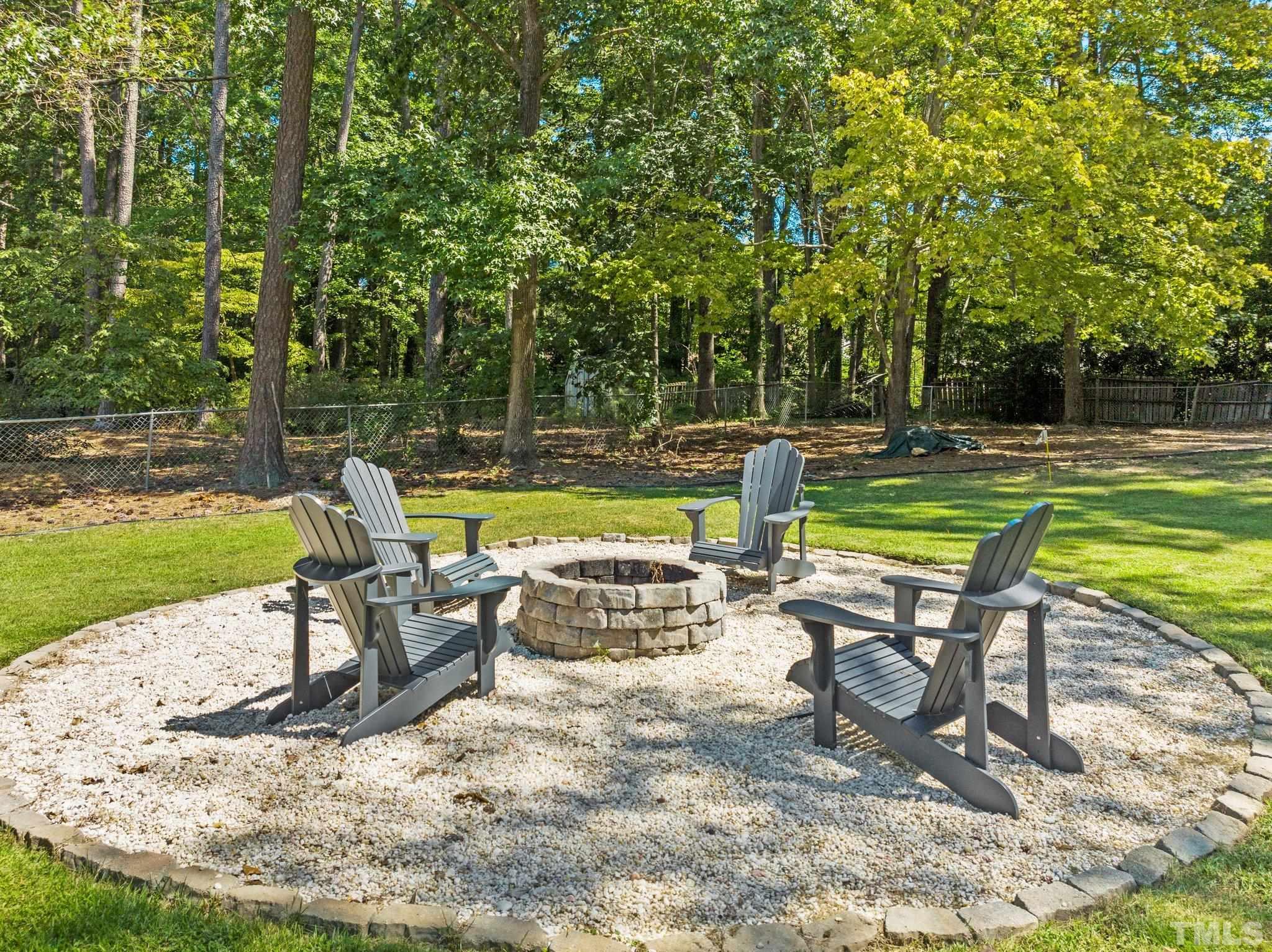 6704 Valley Drive Raleigh, NC 27612 - Photo 33 of 39 a view of swimming pool with sitting area and garden