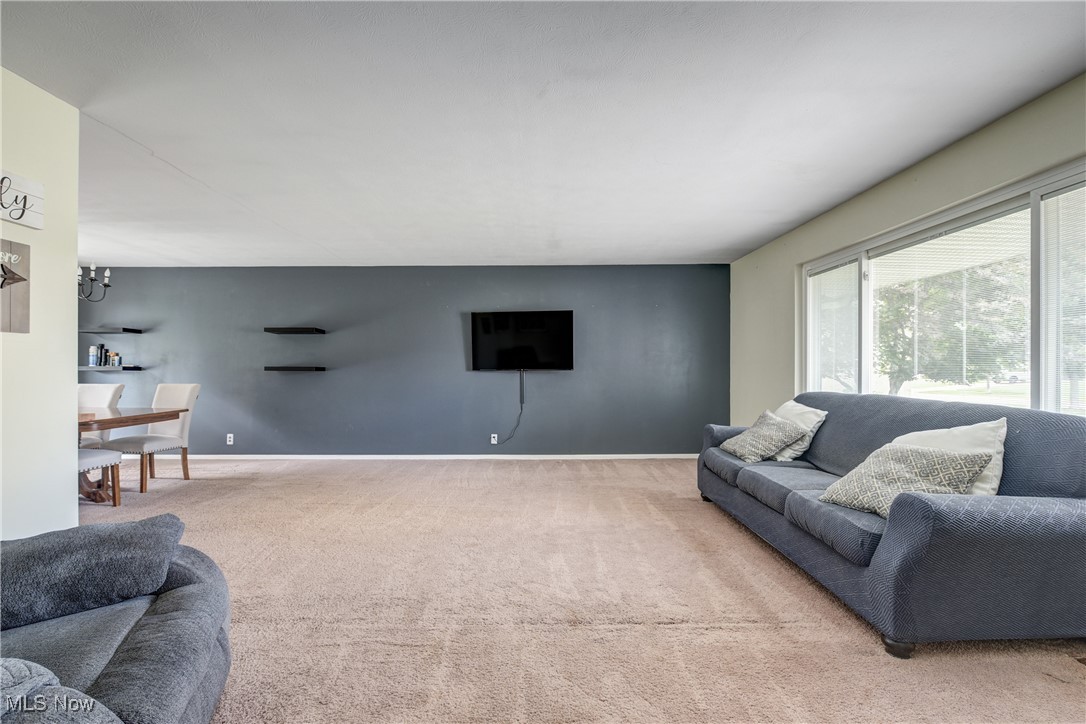 13765 Newton Road Cleveland, OH 44130 - Photo 6 of 42 Carpeted living room with baseboards