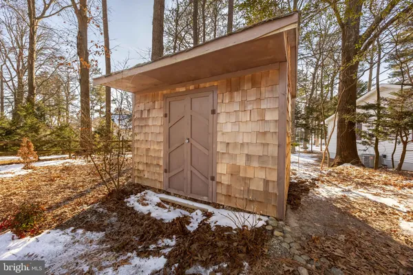 a backyard of a house