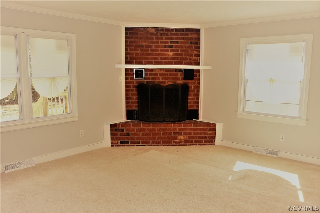 6219 Philbrook Road Richmond, VA 23234 - Photo 11 of 19 Bright Family Room, Carpet and Wood Burning Firepl