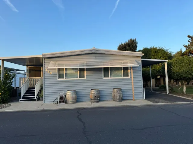 front view of a house with a street