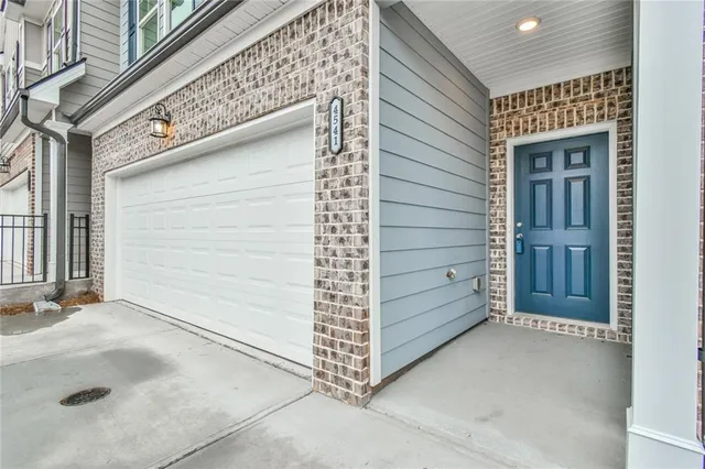 a view of front door of a house
