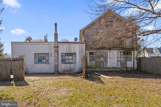 a backyard of a house