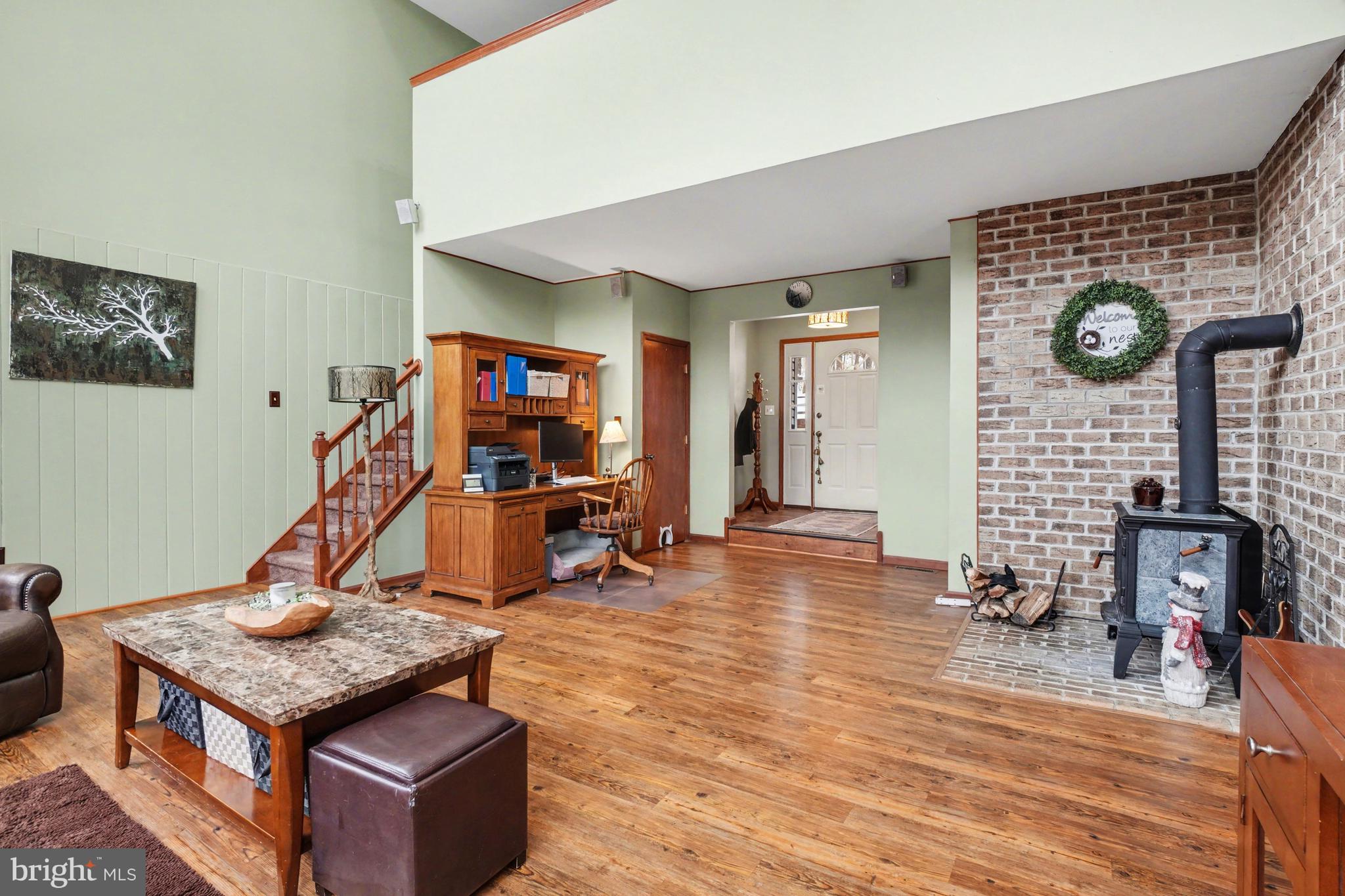 46 Wetzel Road Macungie, PA 18062 - Photo 4 of 42 a living room filled with furniture and wooden floor