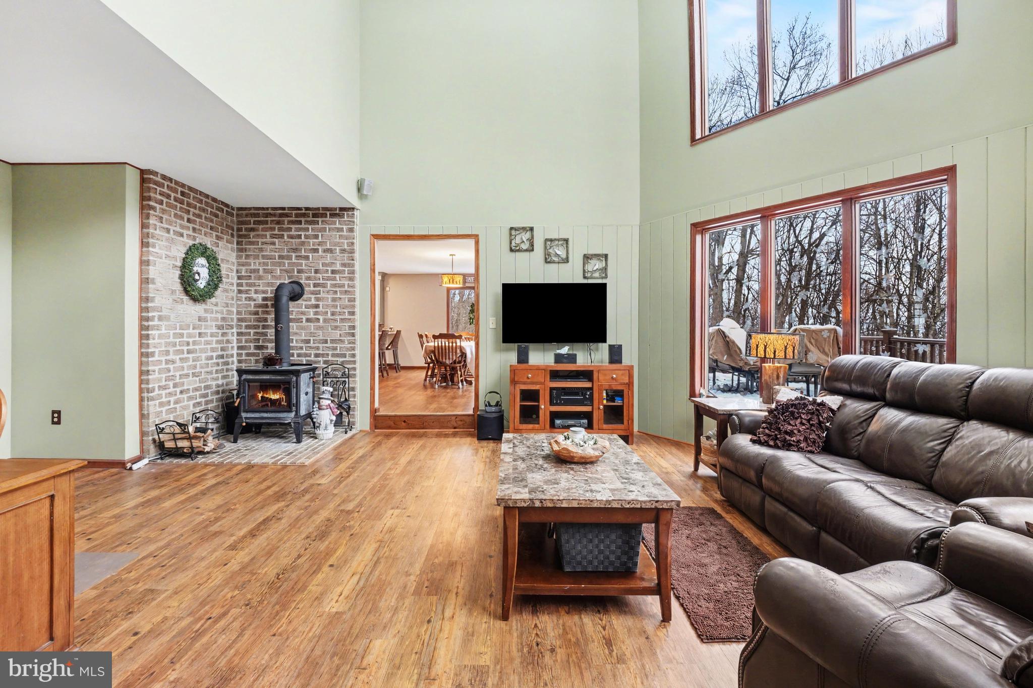 46 Wetzel Road Macungie, PA 18062 - Photo 5 of 42 a living room with furniture and a fireplace
