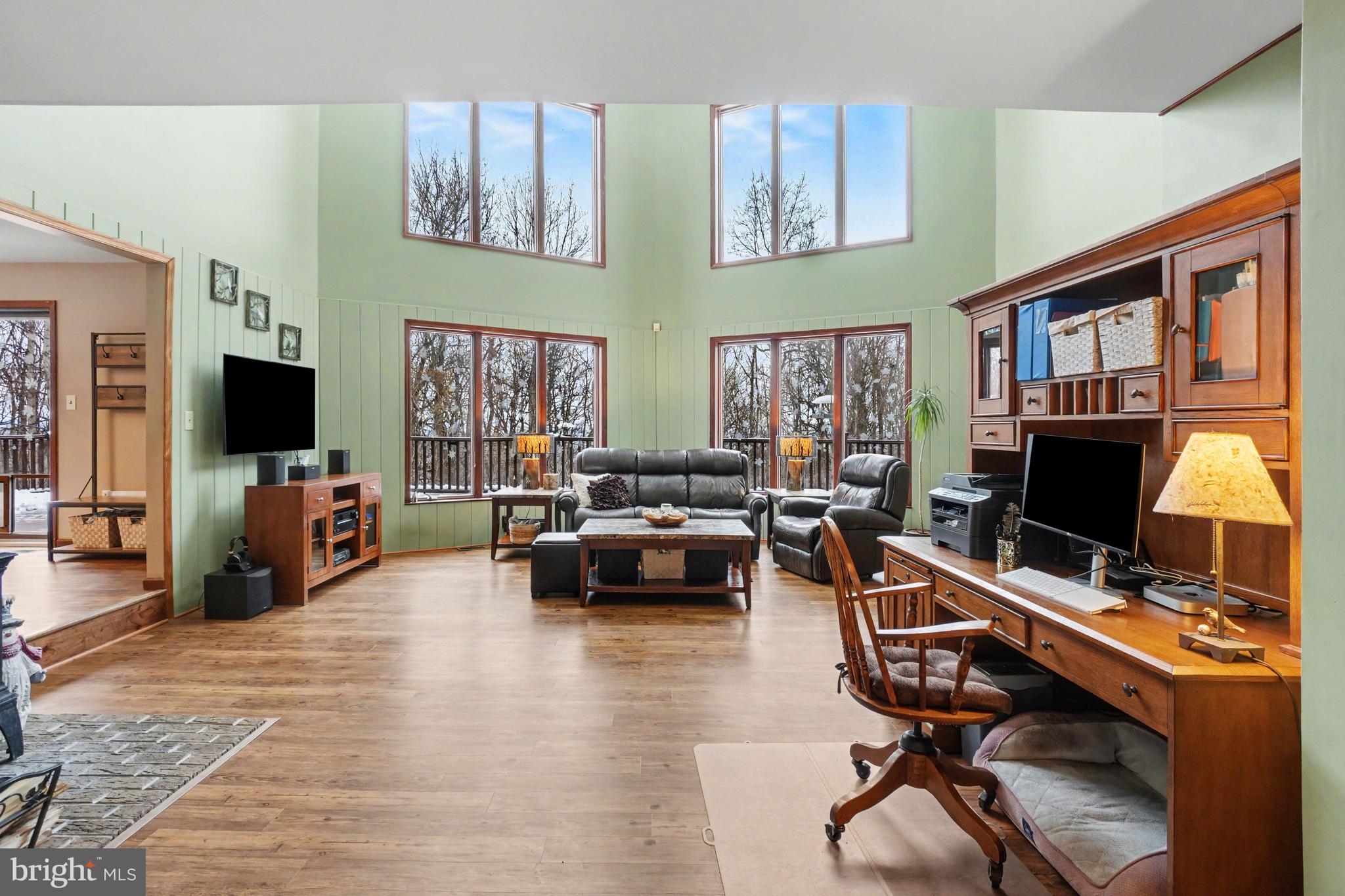 46 Wetzel Road Macungie, PA 18062 - Photo 6 of 42 a living room with furniture and a flat screen tv