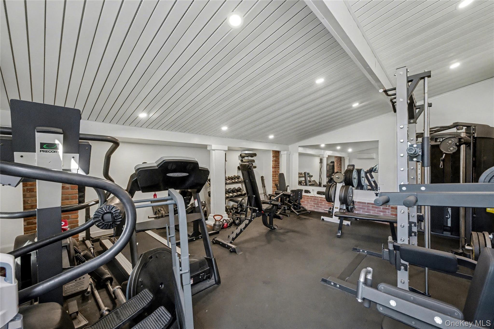 1298 Pulaski Road East Northport, NY 11731 - Photo 35 of 41 a view of a room with gym equipment