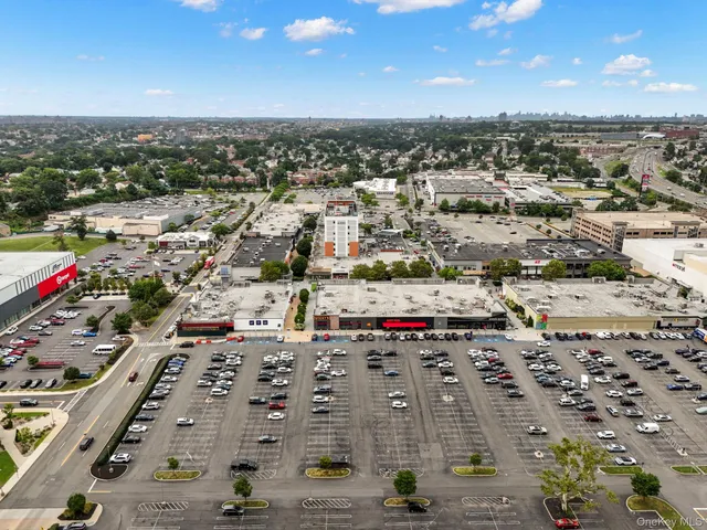 an aerial view of city