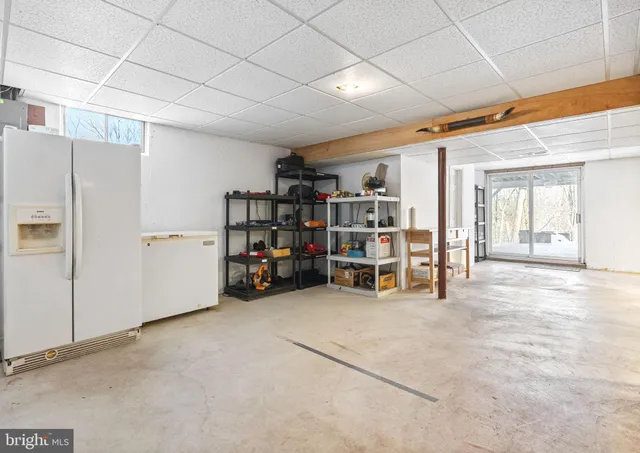 a view of a garden with potted plants