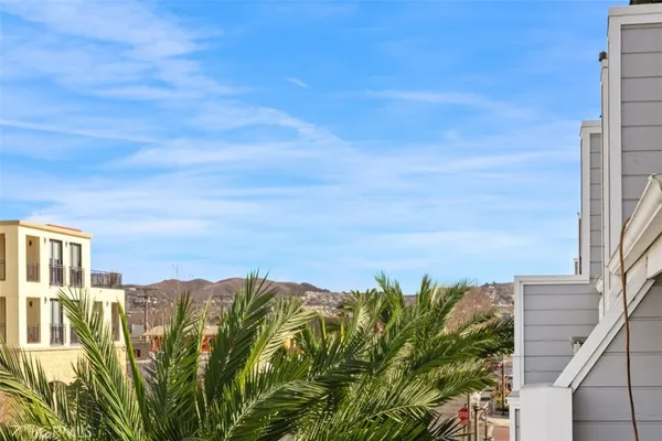 a view of a yard with an outdoor space