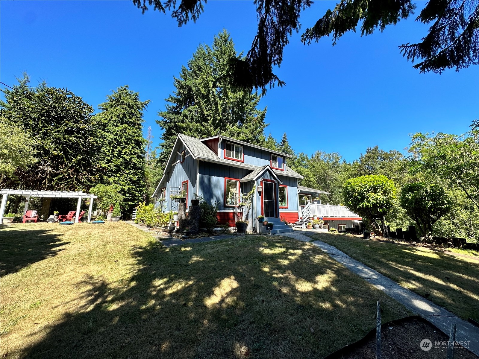 732 Gasman Road Port Angeles, WA 98362 - Photo 26 of 35 a view of a house with a big yard