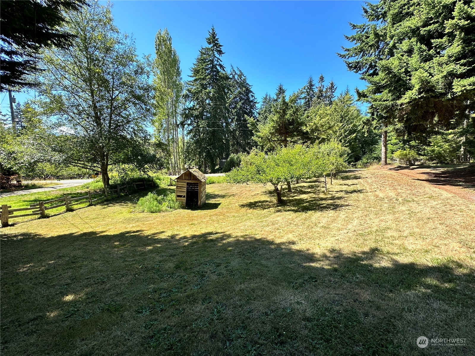 732 Gasman Road Port Angeles, WA 98362 - Photo 31 of 35 a view of a backyard with swimming pool