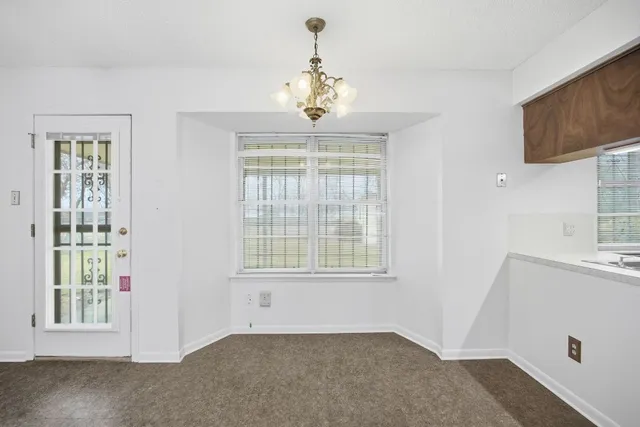 a window in an empty room with a window