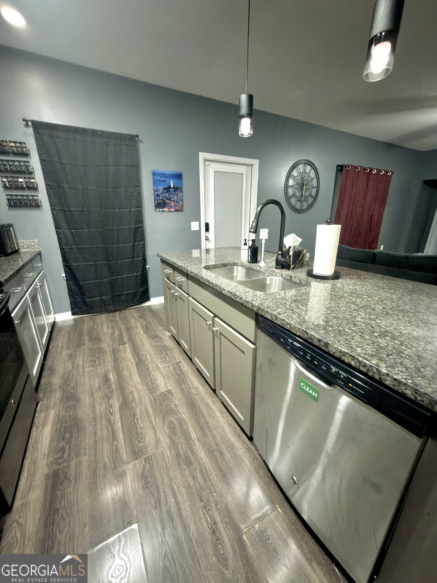 1615 Colony Lane Brooklet, GA 30415 - Photo 16 of 36 a spacious bathroom with a granite countertop sink a mirror and shower