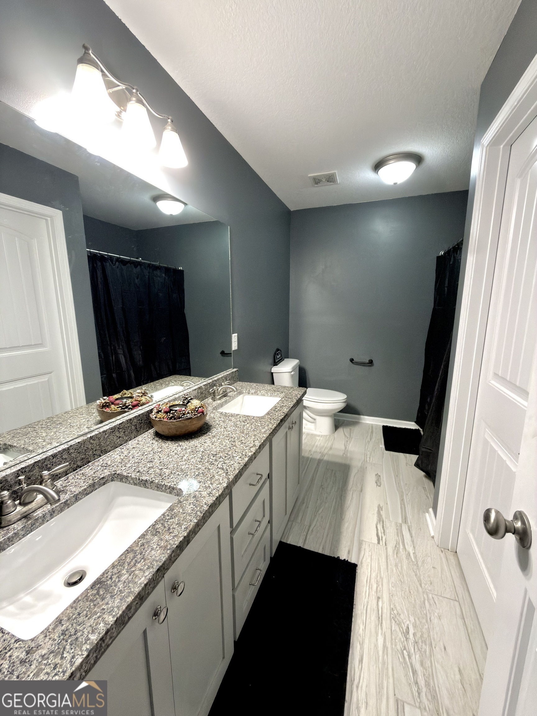 1615 Colony Lane Brooklet, GA 30415 - Photo 24 of 36 a bathroom with a sink and a mirror