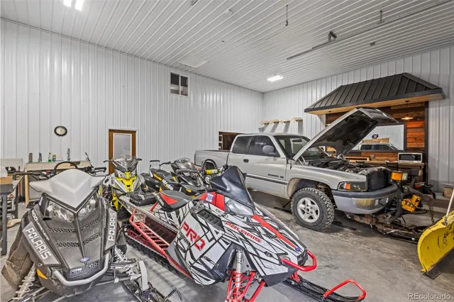 a view of car garage