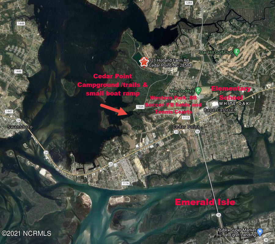 Map of Area 121 HFR