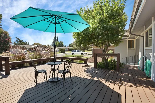 a view of deck with patio