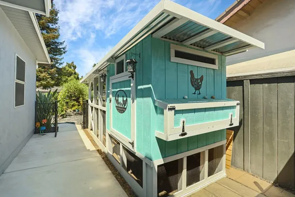 a view of outdoor space and deck