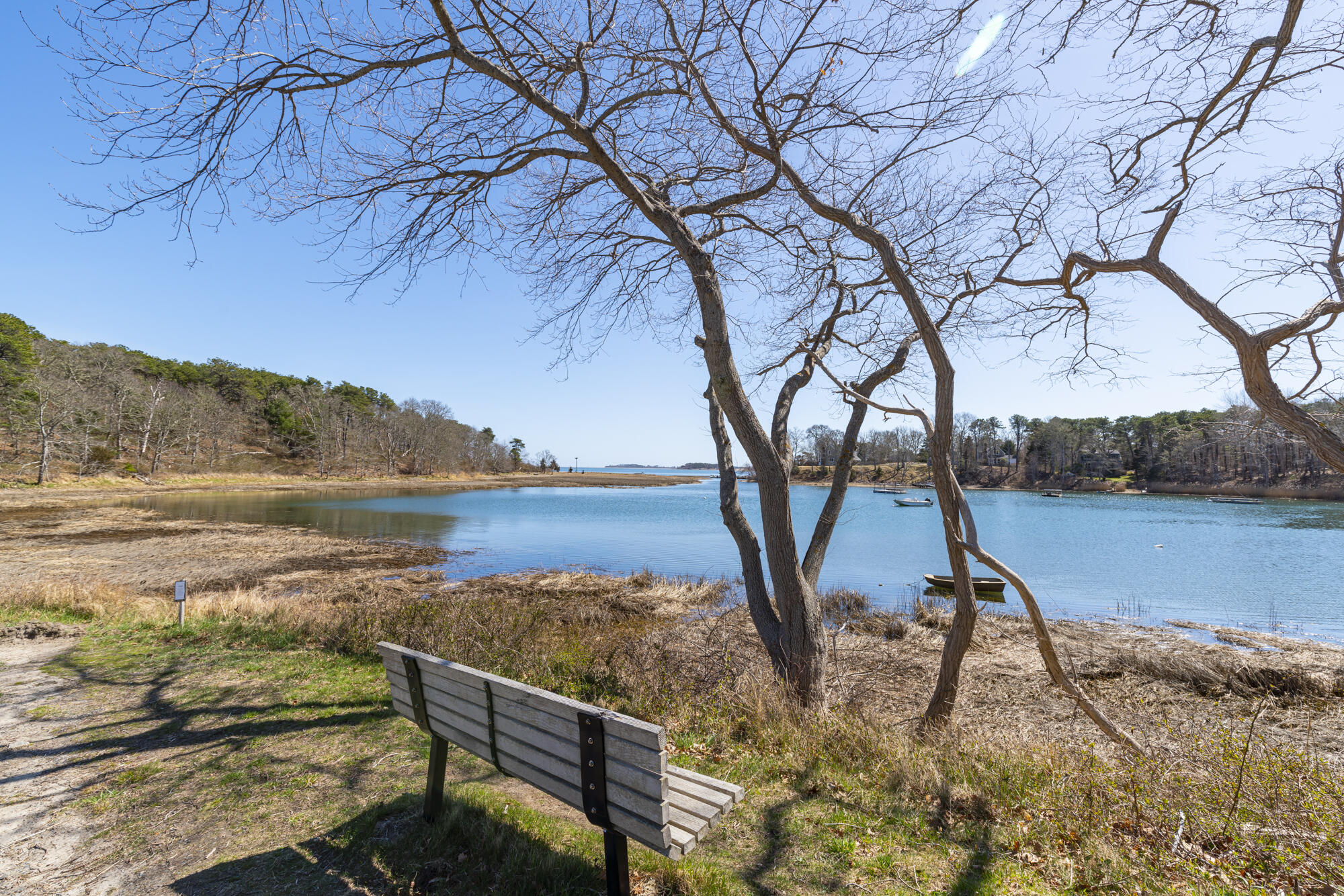 138 Namequoit Road Orleans, MA 02653 - Photo 44 of 50 a view of a lake with a mountain