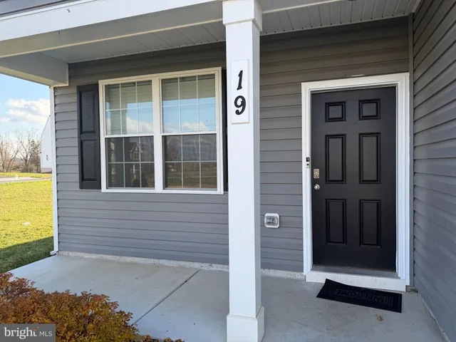 a view of front door of house