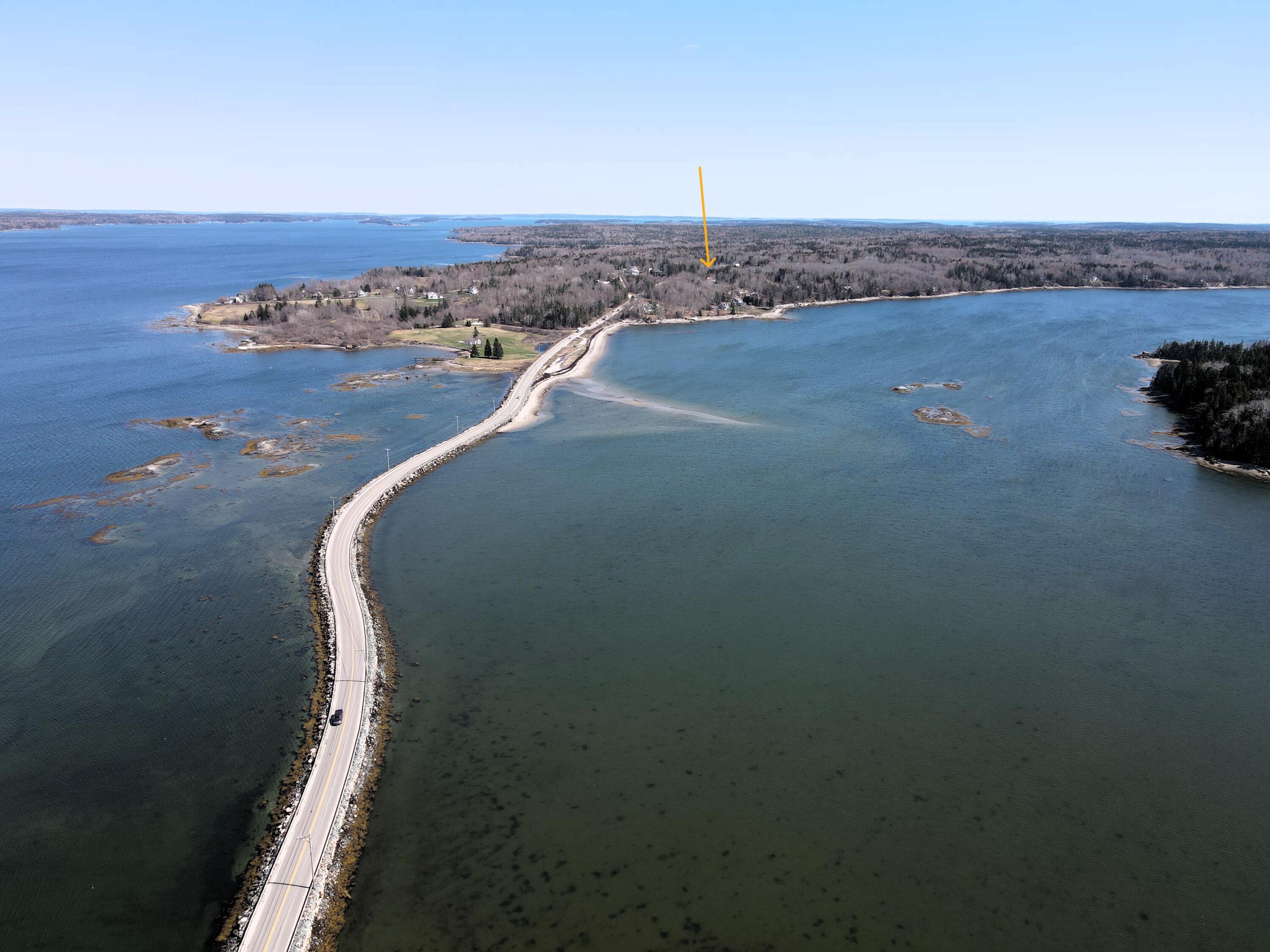 View of the Causeway and North Deer Isle